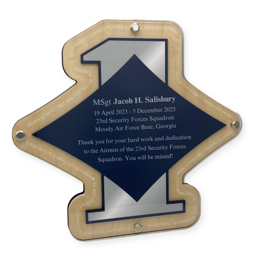 Elite First Sergeant Plaque