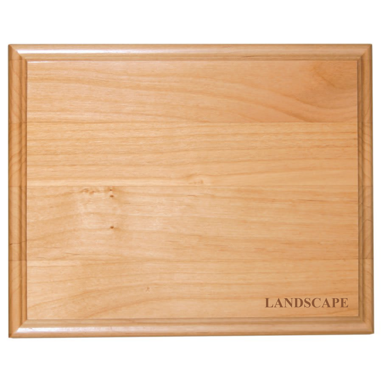 Classic Red Alder Plaque